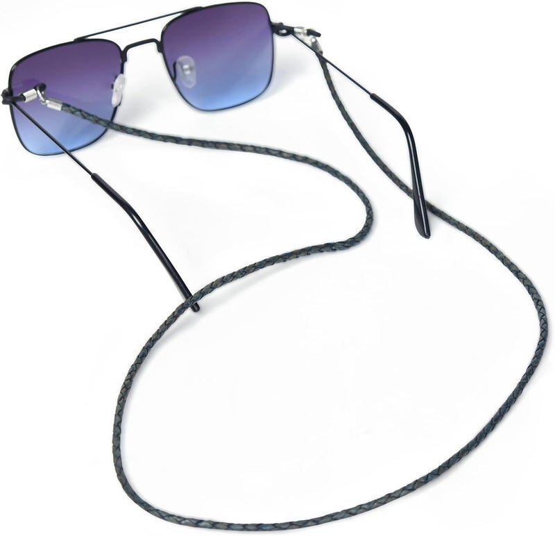 GENIQUE Genuine Leather Glasses Strap, Eyeglass Chain,Eye Glasses holders around Neck, Sunglass Strap for Men - Image 4